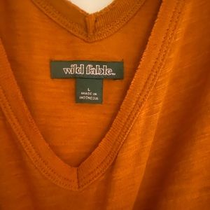 Burnt orange shirt size large
